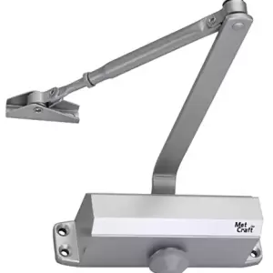 Met Craft Aluminium DC-61 Heavy Double Speed Hydraulic Door Closer with Fitting Set