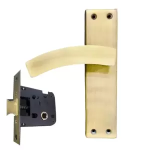 Cozi Gold 240x180x65 mm Stainless Steel and Brass Antique Finish Mortise Door Handle 11005-BR-ATQ