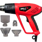 IBELL HG20-82 Plastic Heat Gun 2000 W with Dual Temperature and Airflow Controls (Red)