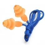 SSWW Corded Ear Plug Orange & Blue, Free Size