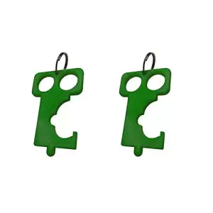 Ladwa Safety Key Chain Plastic Green, LSI-GCK