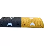 Ladwa Durable Rubber Breakable Speed BreakerRoad Hump Plastic Yellow & Black, LSI-RRH75mm (Size 6-50 m)