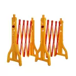 Ladwa 8.3 Feet Foldable & Expandable Barricade for Traffic Safety