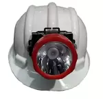 DsaTech Safety White Helmet with 5 W Torch Light, SH-02