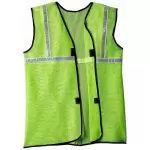 SSWW High Visibility Reflective Safety Vest, Polyester Net Green Free Size, SSWW_186