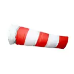 AOSSPL Double Layer Wind Sock Red and White