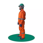 Ladwa Cotton Boiler Suit With Reflective Tape for Fire Retardant Industrial Work, LSI - Sft suit Orange